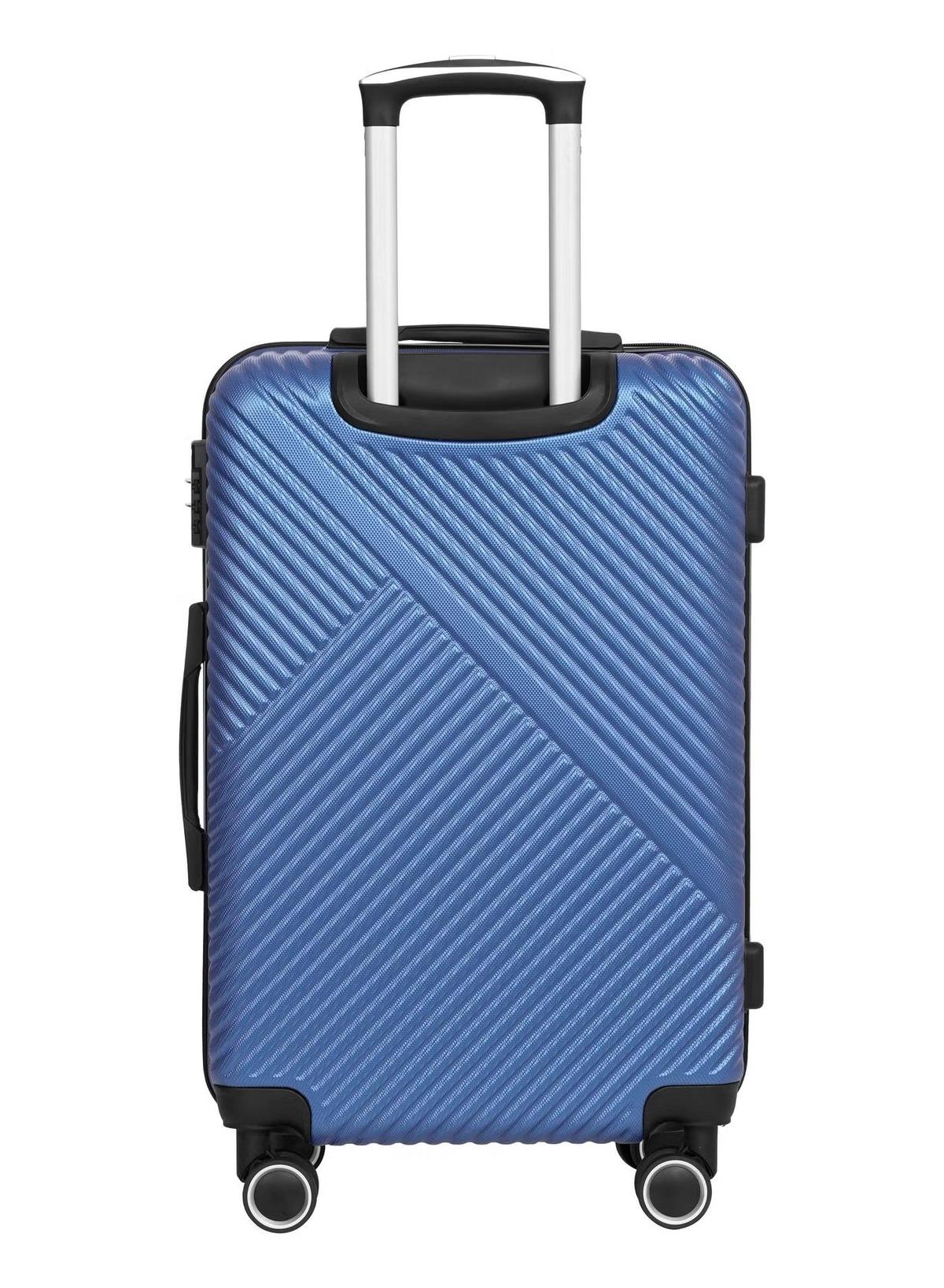 PARAJOHN Large Size Lightweigh ABS Hardside Spinner Luggage Trolley -28 Inch Navy-5-5
