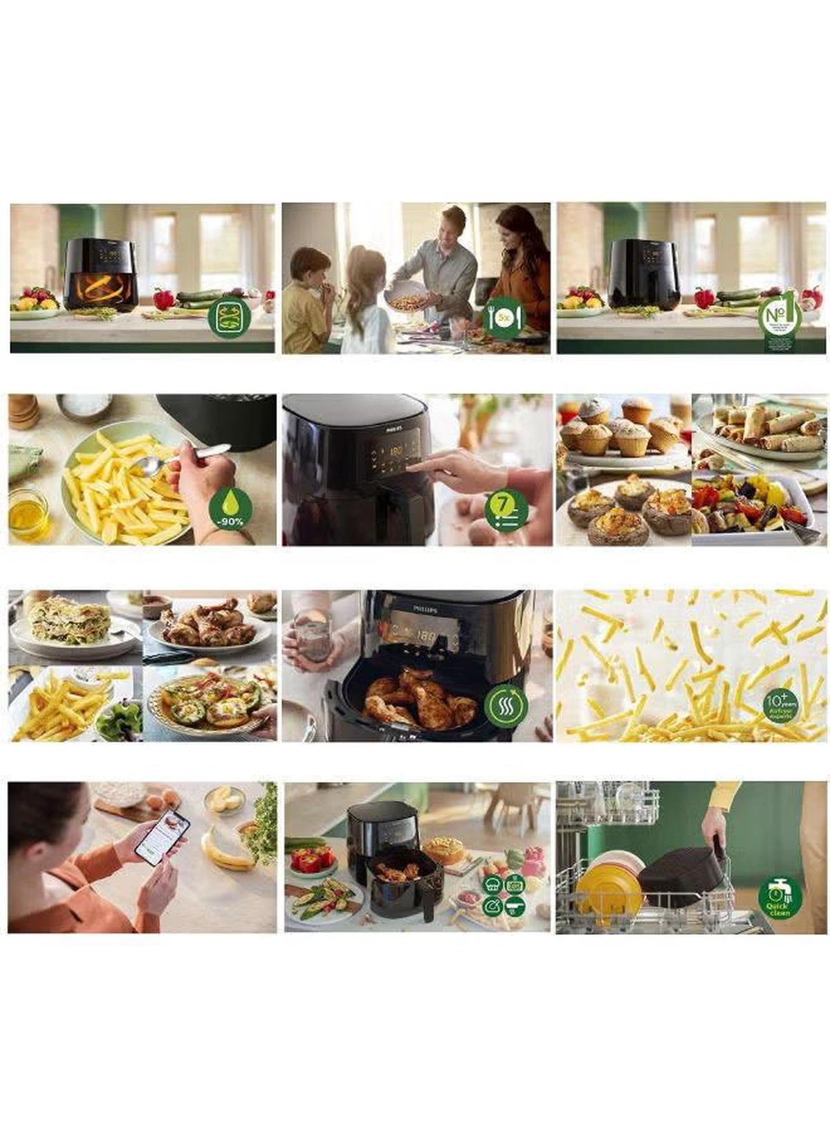 Philips Essential XL Air Fryer 6.2 L-6-6