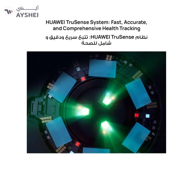 Huawei Watch GT 5 46mm Smartwatch, up to 14 Days Battery Life, All-new Running and Cycling Experience, Sharp-Edged Design Watch, Health Tracking, Compatible with iOS and Android - Fluoroelastomer Strap Black