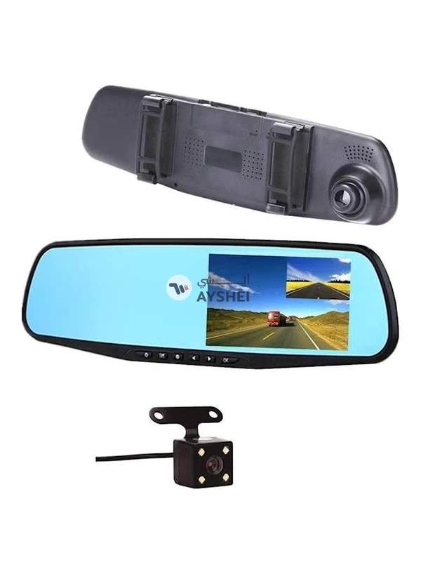 Generic Wide Angle Front and Rear Mirror Mount DVR Car Dash Camera