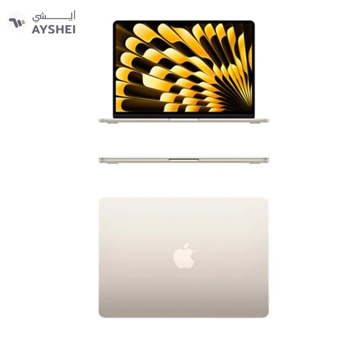 Apple New 2025 MacBook Air MW0Y3 13-Inch Display, Apple M4 Chip 10-Core CPU 8-Core GPU Processor/16GB RAM/256GB SSD/macOS(International Version) English Starlight-1-portrait