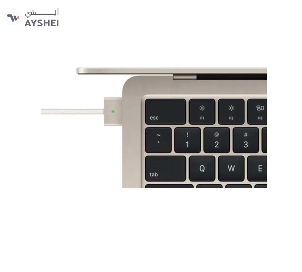 Apple New 2025 MacBook Air MW0Y3 13-Inch Display, Apple M4 Chip 10-Core CPU 8-Core GPU Processor/16GB RAM/256GB SSD/macOS(International Version) English Starlight-3-3