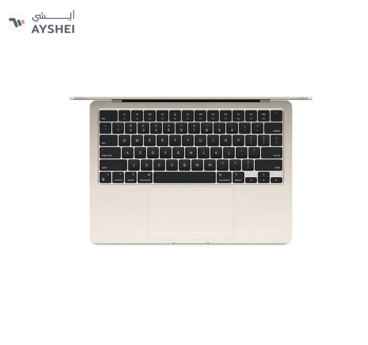 Apple New 2025 MacBook Air MW0Y3 13-Inch Display, Apple M4 Chip 10-Core CPU 8-Core GPU Processor/16GB RAM/256GB SSD/macOS(International Version) English Starlight-4-4