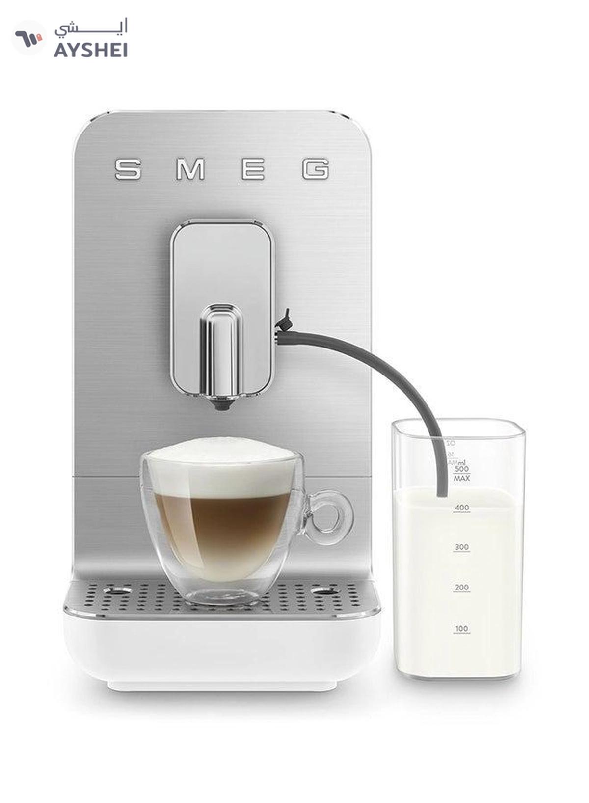 smeg Automatic Coffee Machine with AutoMilk 1.4 L 1350 W BCC13WHMAU White-3-3