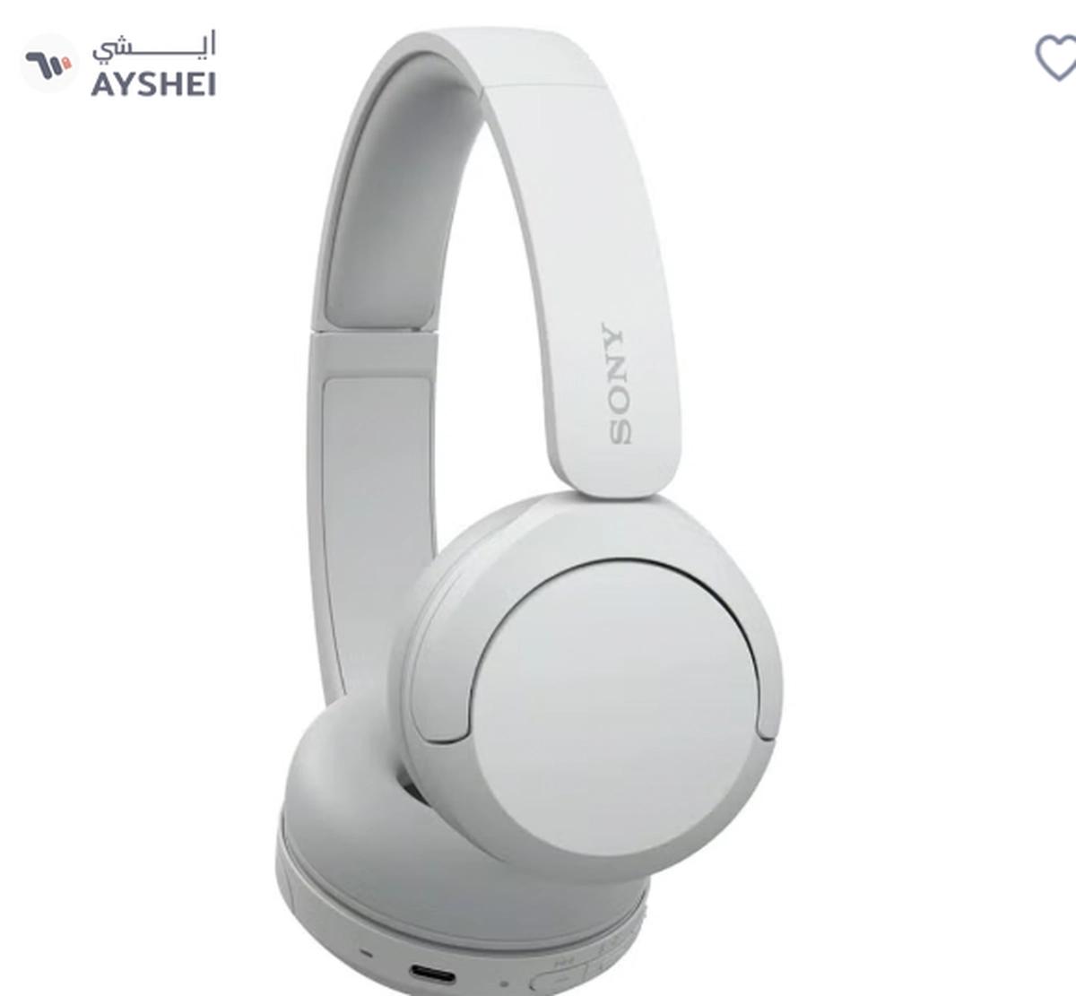 Sony WH-CH520 Wireless Bluetooth On Ear With Mic For Phone Call White-3-3