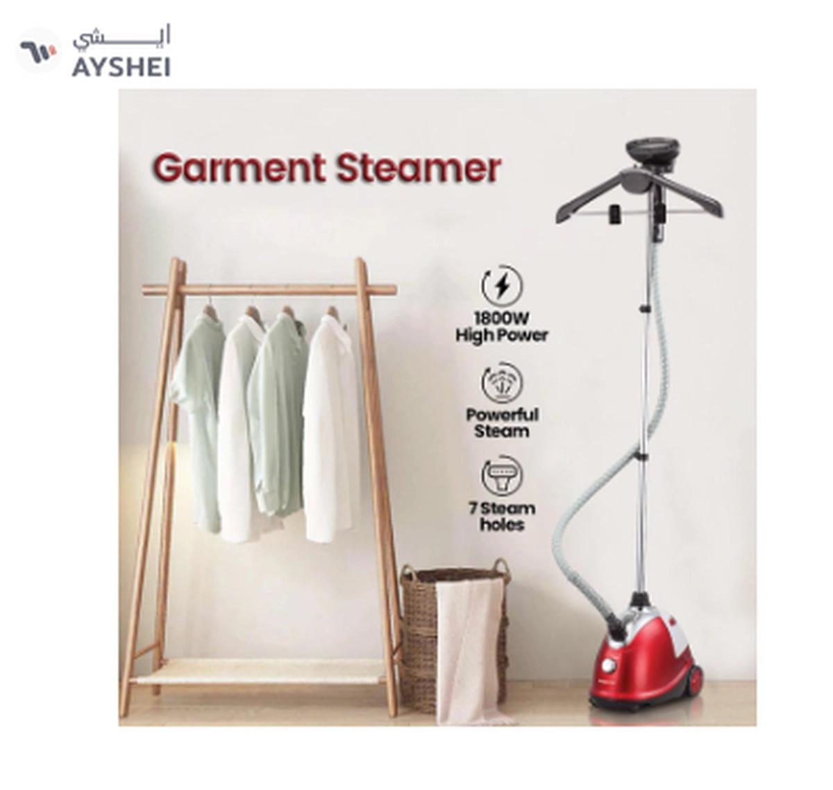 Sonashi 1.8L Tank Garment Steamer | Heavy Duty Garment Steamer with Supporting Pole-1-1