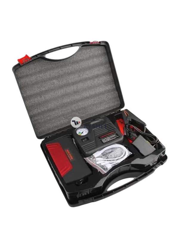 High Power Car Air Compressor With Jump Starter Kit