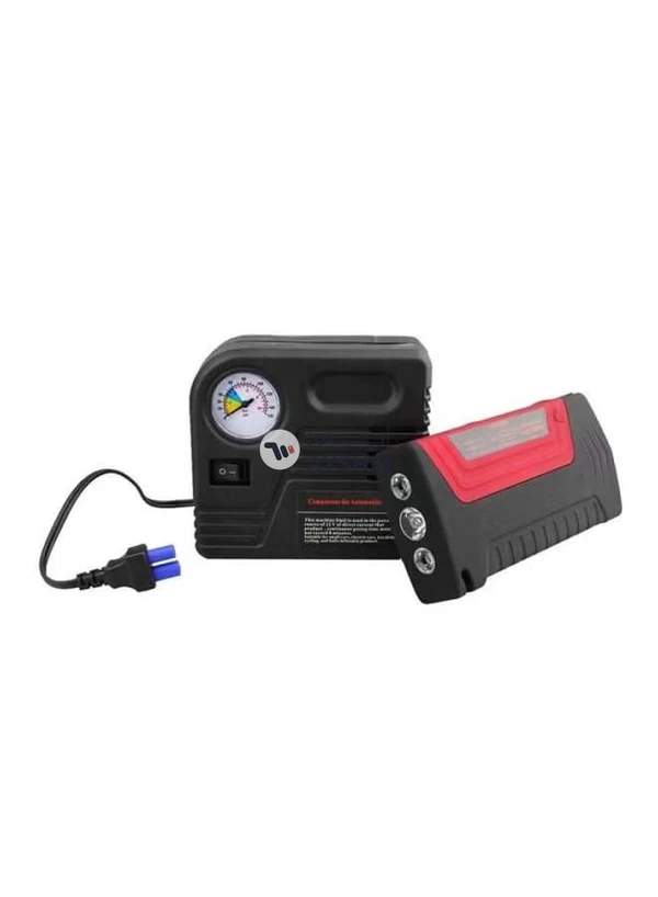 High Power Car Air Compressor With Jump Starter Kit