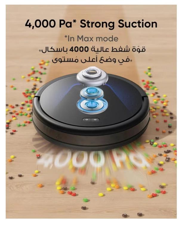 Eufy G50 Hybrid Robot Vacuum with Mop, 4,000 Pa Strong Suction, Dynamic