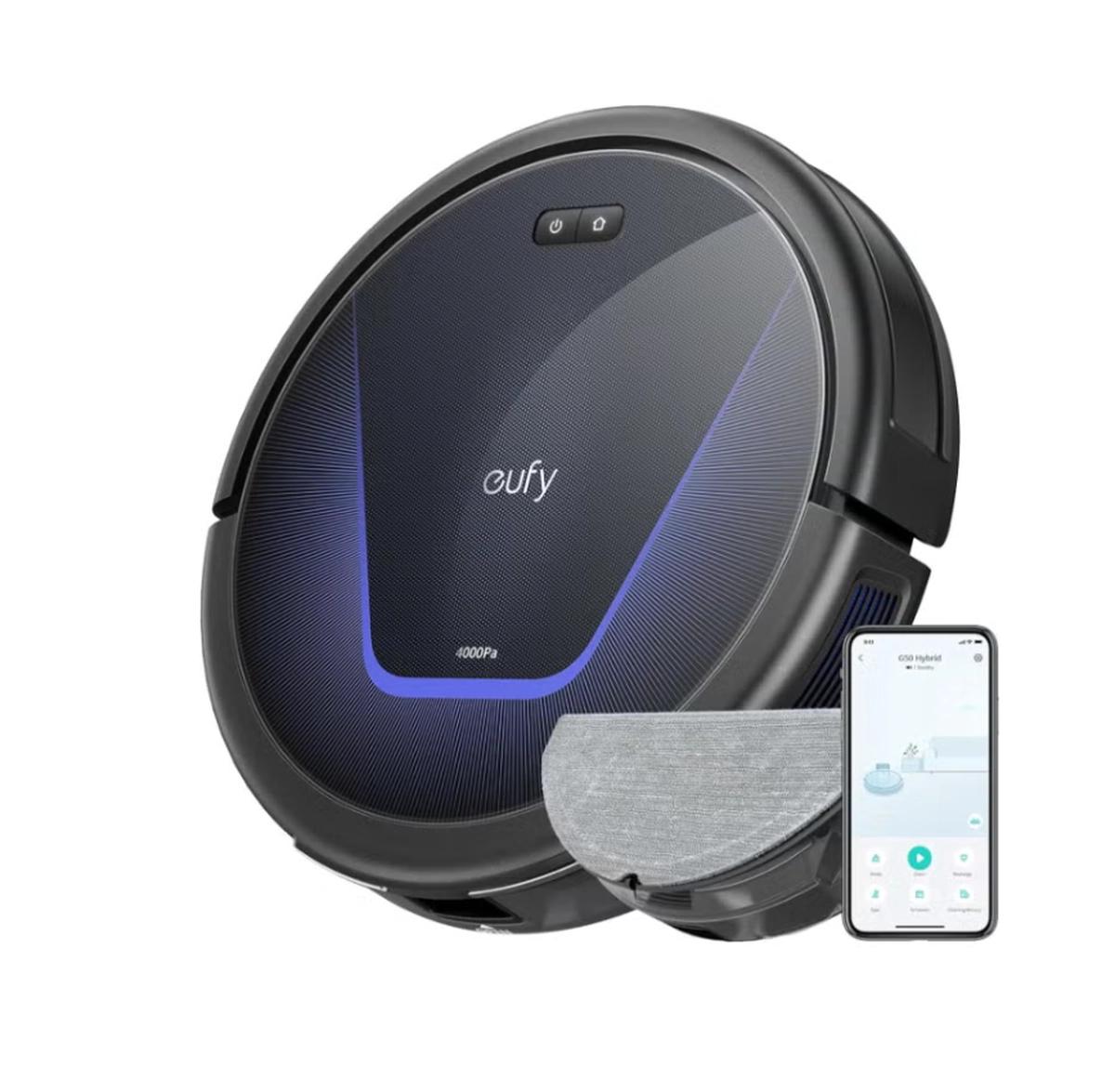 Eufy G50 Hybrid Robot Vacuum with Mop, 4,000 Pa Strong Suction, Dynamic-0-landscape