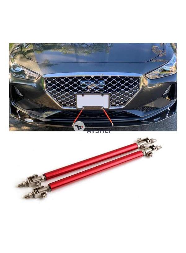 Generic 2-Piece Adjustable Front Bumper Lip Splitter Strut Support Rod