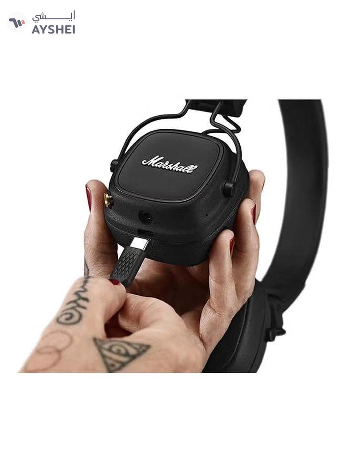 Marshall Major IV Foldable Bluetooth Wired/Wireless Headphone-4-4