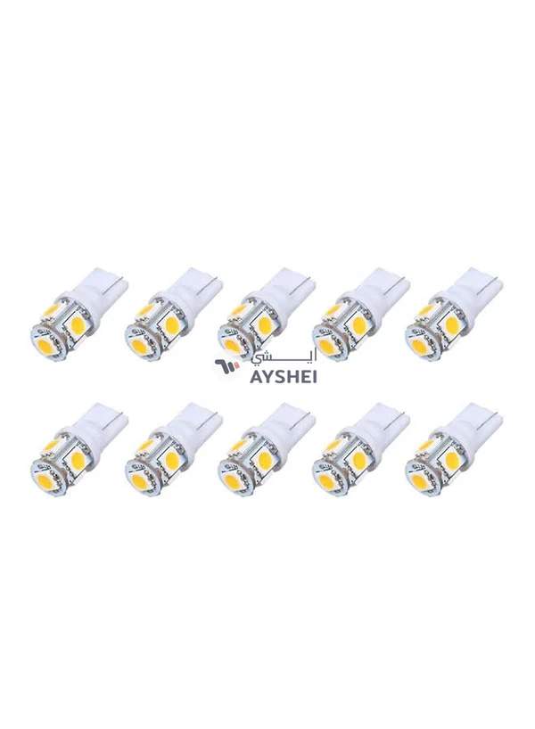 Generic 10-Piece T10 Car LED Light Bulb