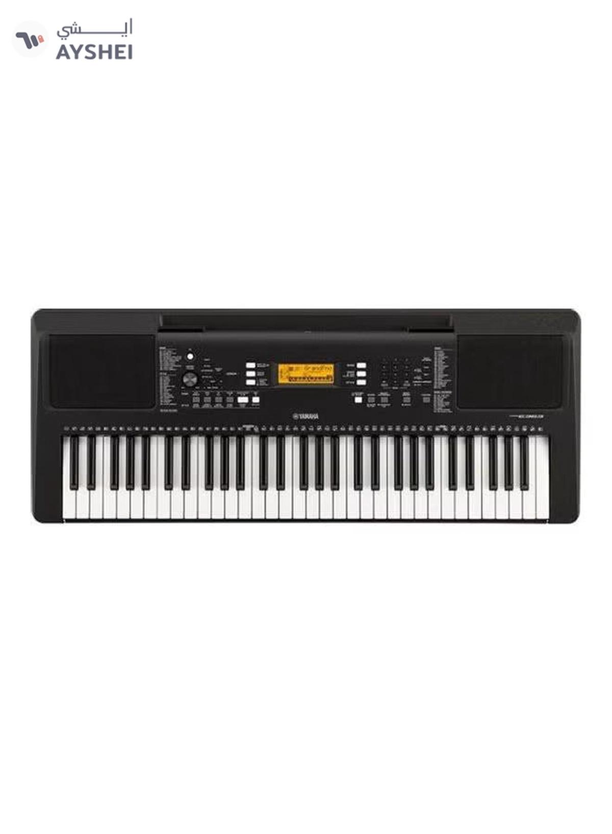 Yamaha Portable Keyboard PSR-E373, Black-0-0