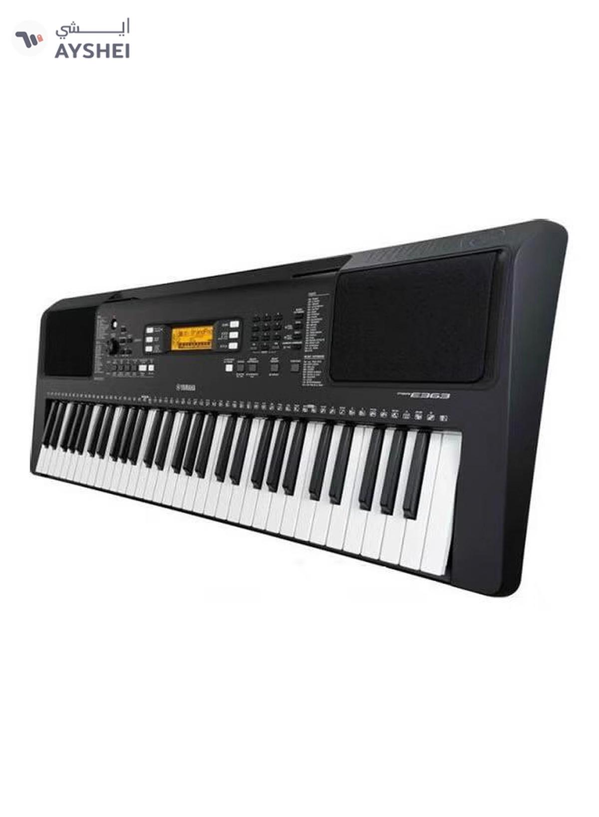 Yamaha Portable Keyboard PSR-E373, Black-0-portrait