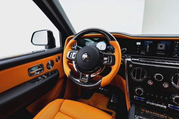 2026 ROLLS ROYCE CULLINAN BY MANSORY | GCC | WARRANTY SERVICE | FULL CARBON
