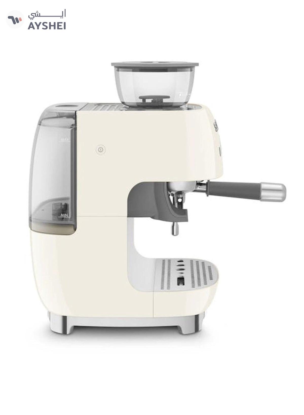 smeg ‘50’s Style’ Coffee Machine with Built in Grinder 1350-1650 Watt 0.01 L 1650 W Cream-4-4