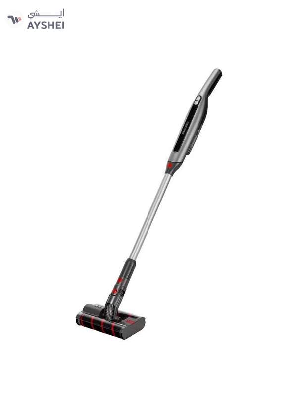 GEEPAS Cordless 2-in-1 Stick and Handheld Vacuum Cleaner | HEPA Filtration System, Perfect for Home, Office, Apartments/ Wireless Lightweight Design, Brushless Motor, for Cleaning Floors, Carpets, Upholstery, etc.| 2 Years Warranty, 120 W GVC19062UK black