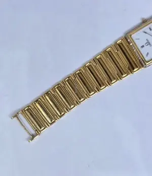 Omega Classic | Full Yellow Gold Vintage Bezel Diamond with White Dial | Used (Fair) | Year of production 2000 (Approximation) | No original box | No original papers