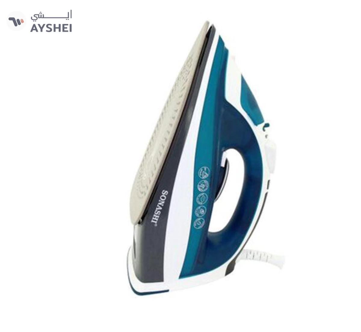 Sonashi Electric Steam Iron with Ceramic Soleplate/Anti-Drip/Anti-Calc/Auto Shut-Off-4-4