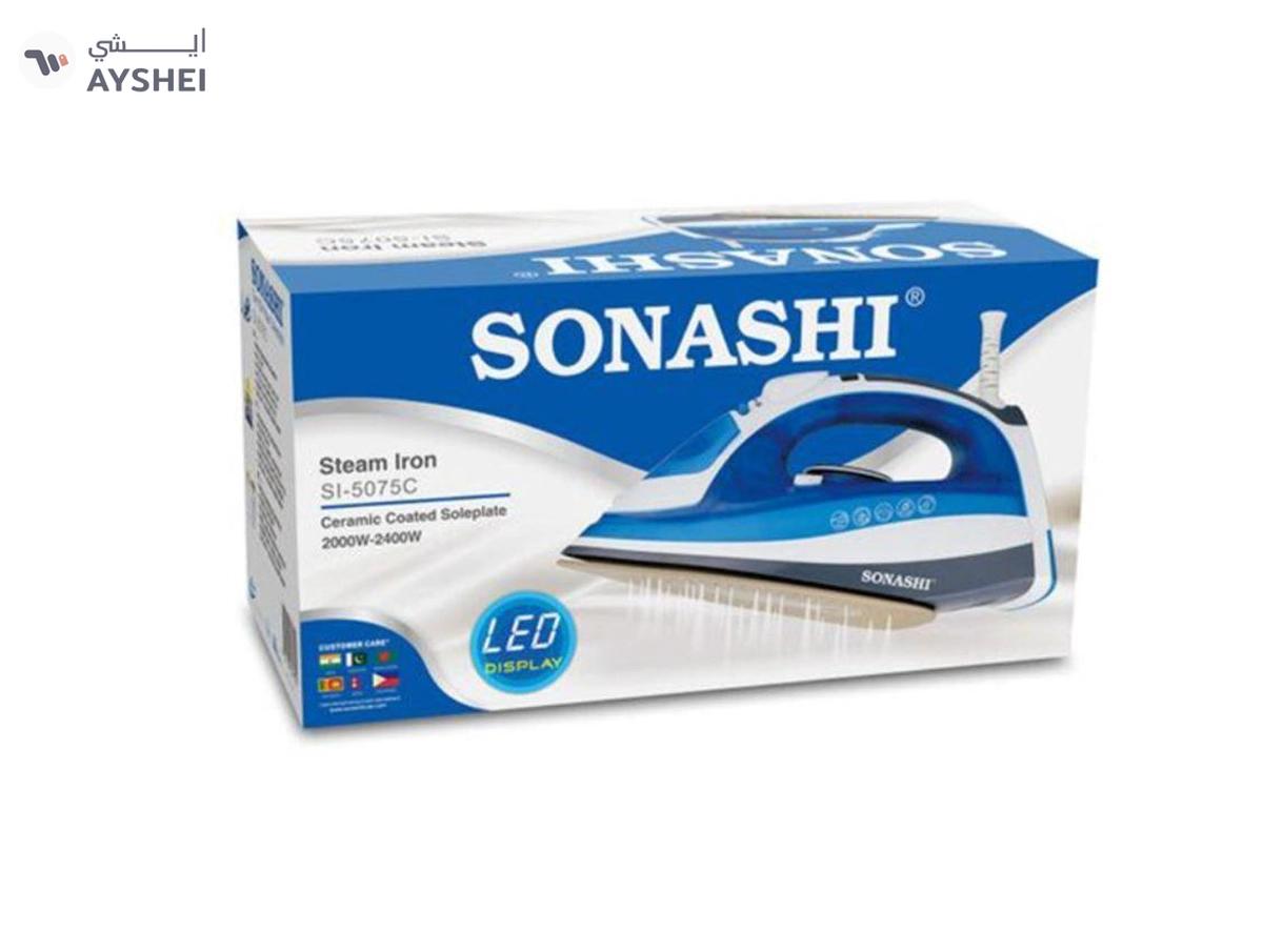 Sonashi Electric Steam Iron with Ceramic Soleplate/Anti-Drip/Anti-Calc/Auto Shut-Off-6-6