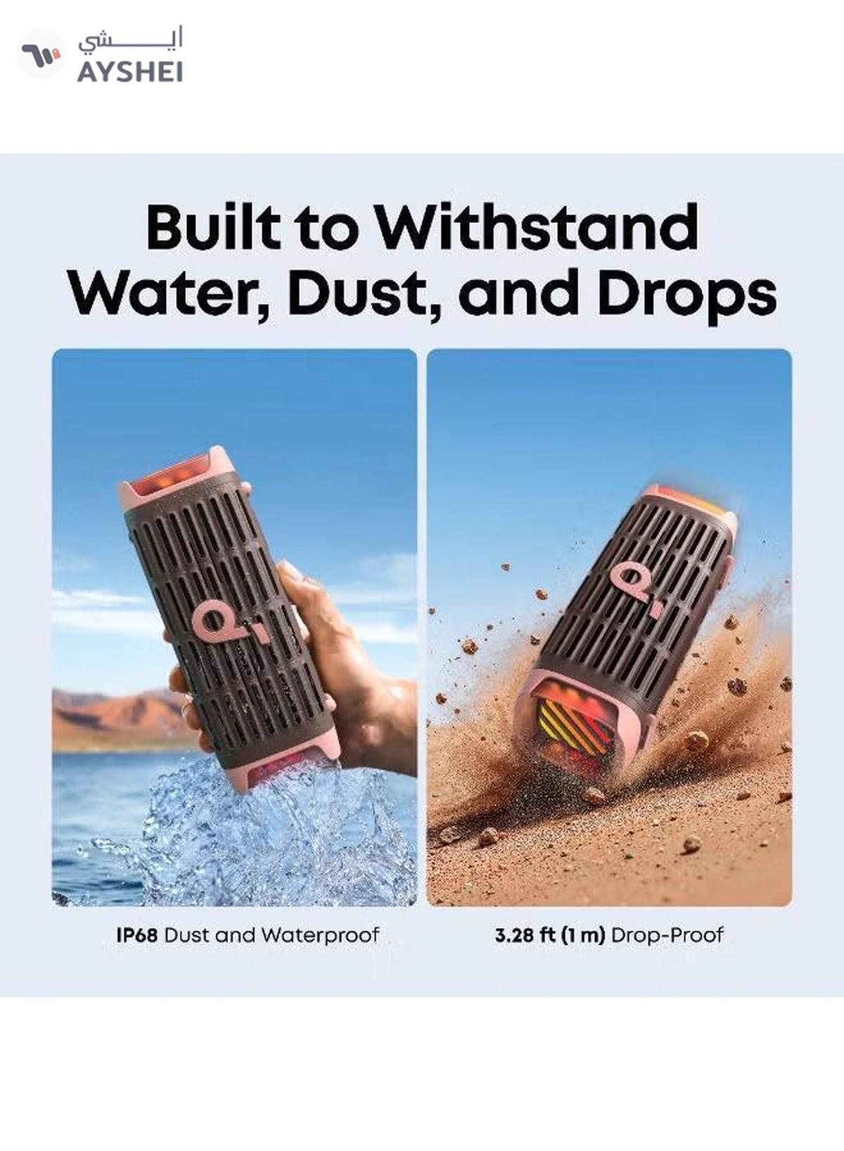 Soundcore Ultra Deep Bass Sound Waterproof Rugged Outdoor Portable Wireless Speaker-2-2