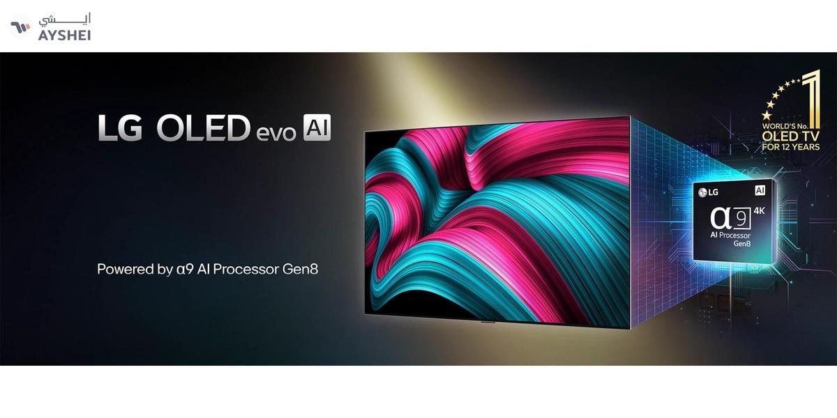 LG 83 Inch OLED EVO AI C5 4K 144Hz Smart TV AI Magic remote webOS25 2025 OLED83C56LA-AMAG black-1-landscape