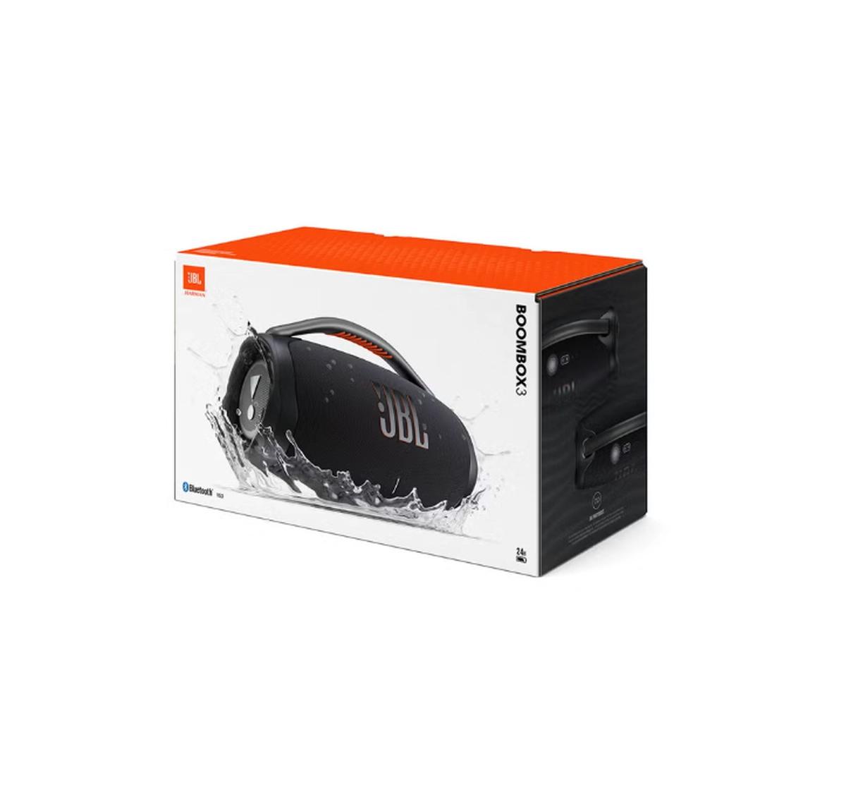 JBL Boombox 3 Portable Speaker With Massive Signature Pro Sound Black-5-5