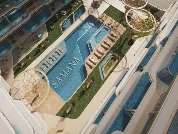 Furnished Studio | Samana Imperial Gardens | Balcony & Pool Access