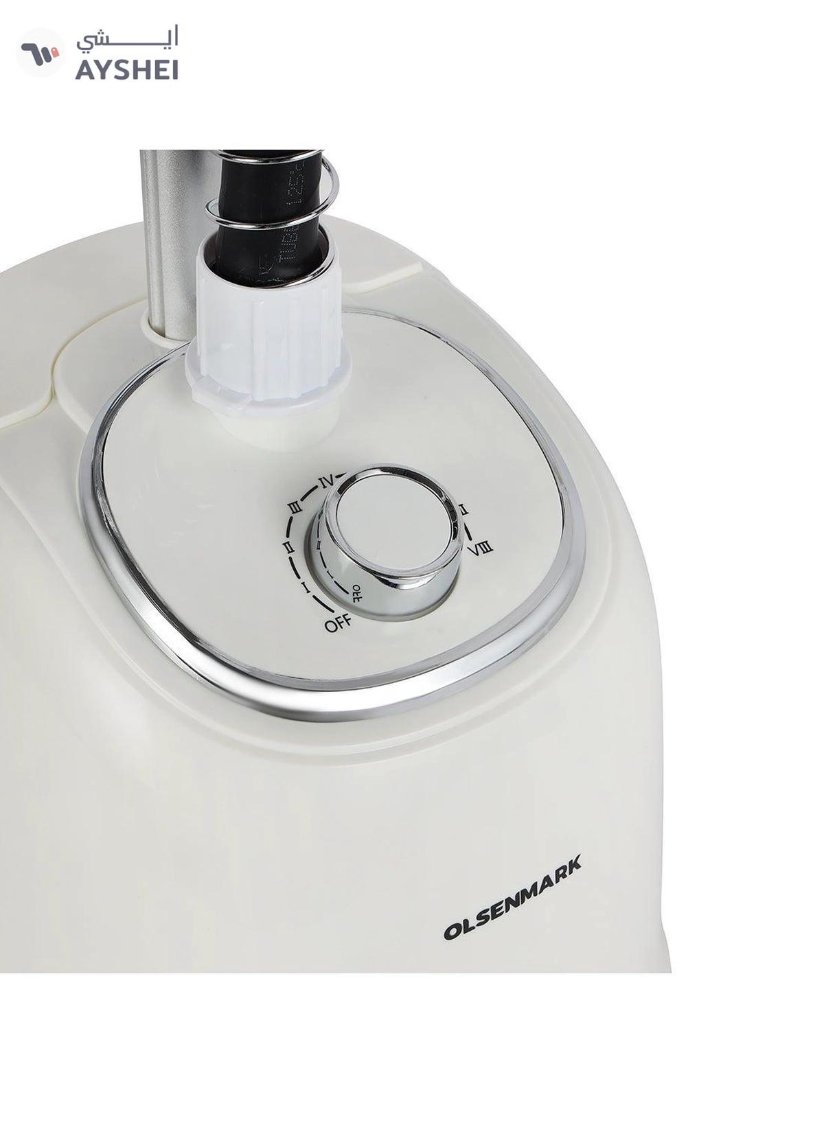 Olsenmark Garment Steamer, 1.6 liter Water Tank Capacity, Suitable for All Kinds of Fabric-1-portrait