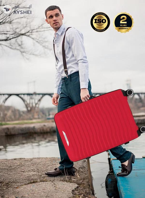 PARA JOHN TRACE Series - 3 Piece Expandable Polypropylene Luggage Set