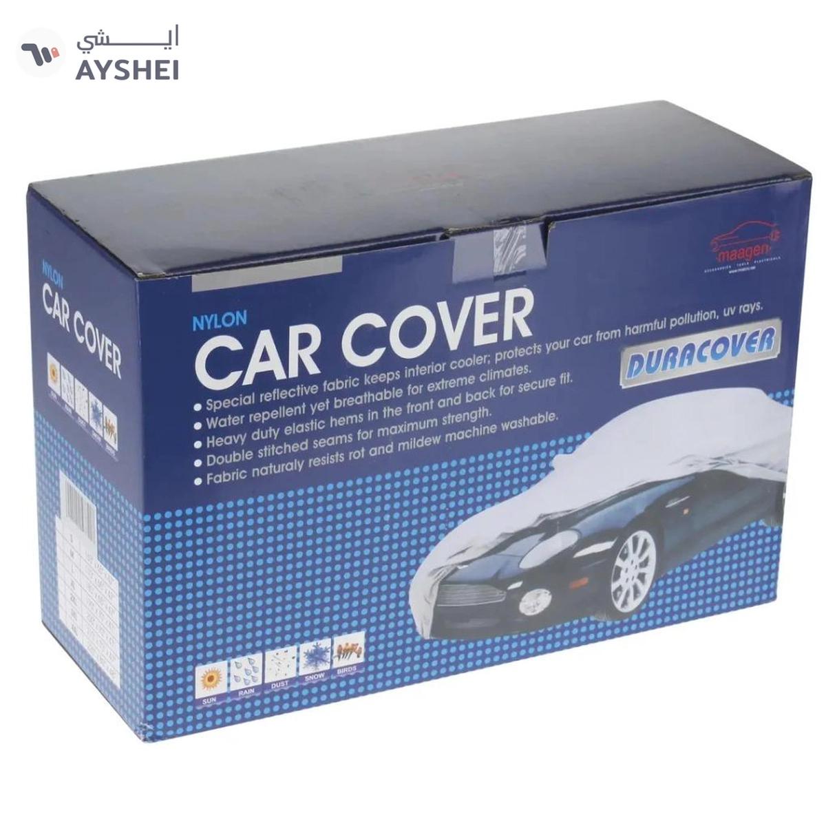 Duracover Nylon Reflective Fabric Car Cover (XL, 180 x 65 x 47 cm)-0-0