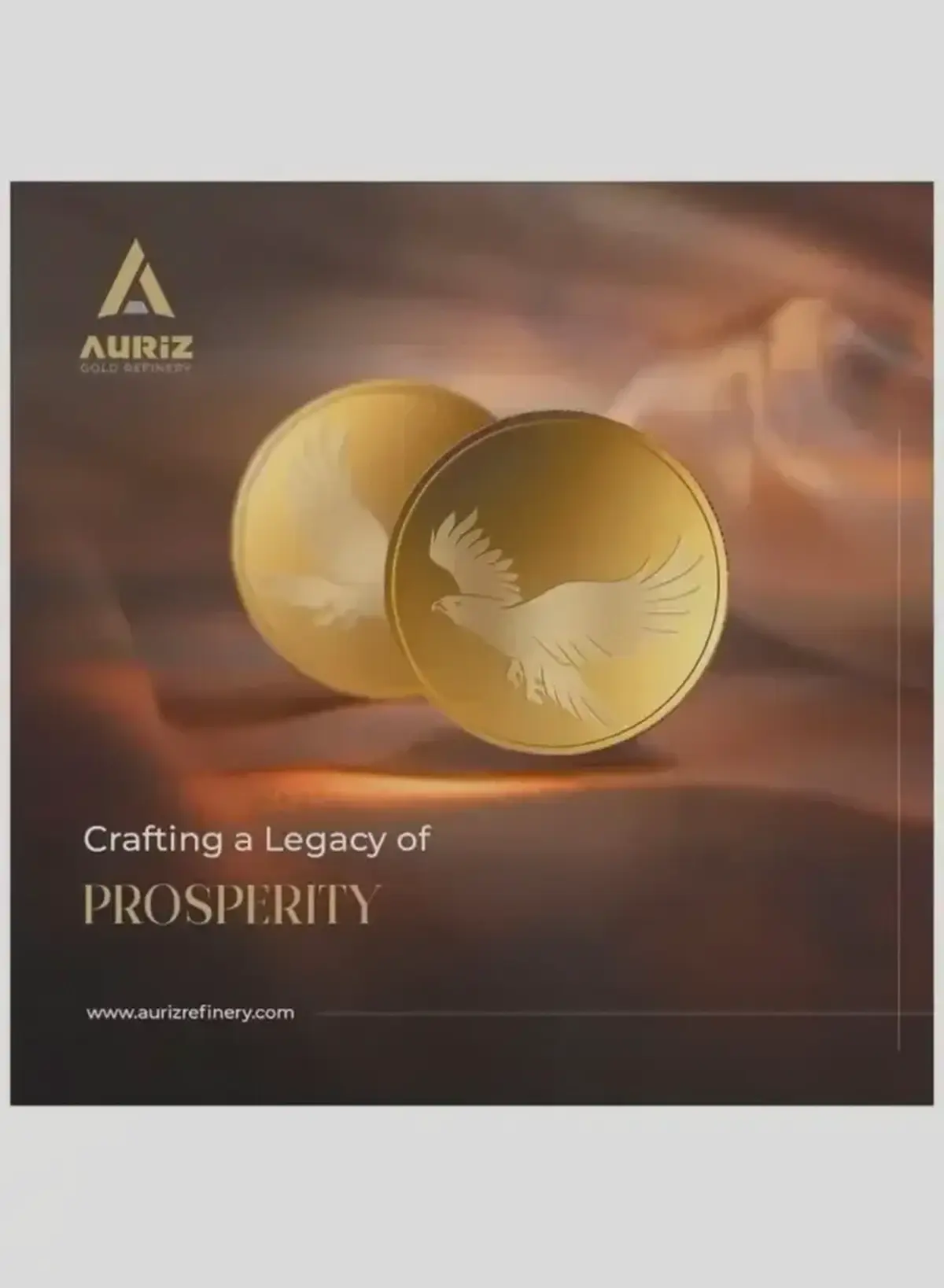 Auriz Minting 20gm 24K Gold Bar - Variable Design-2-2