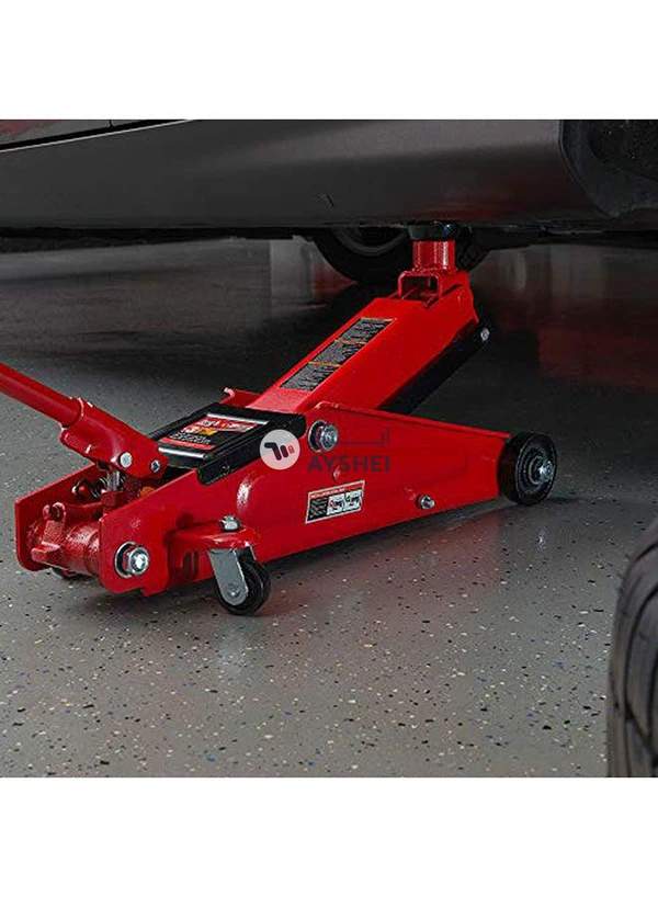 Generic 2 Ton Hydraulic Trolley Jack With Chamois Towel And Tyre Puncture Repair Tool Kit