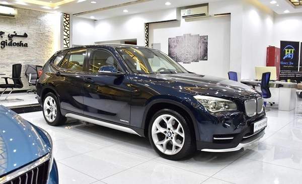 BMW X1 sDrive18i ( 2015 Model ) in Blue Color! GCC Specs