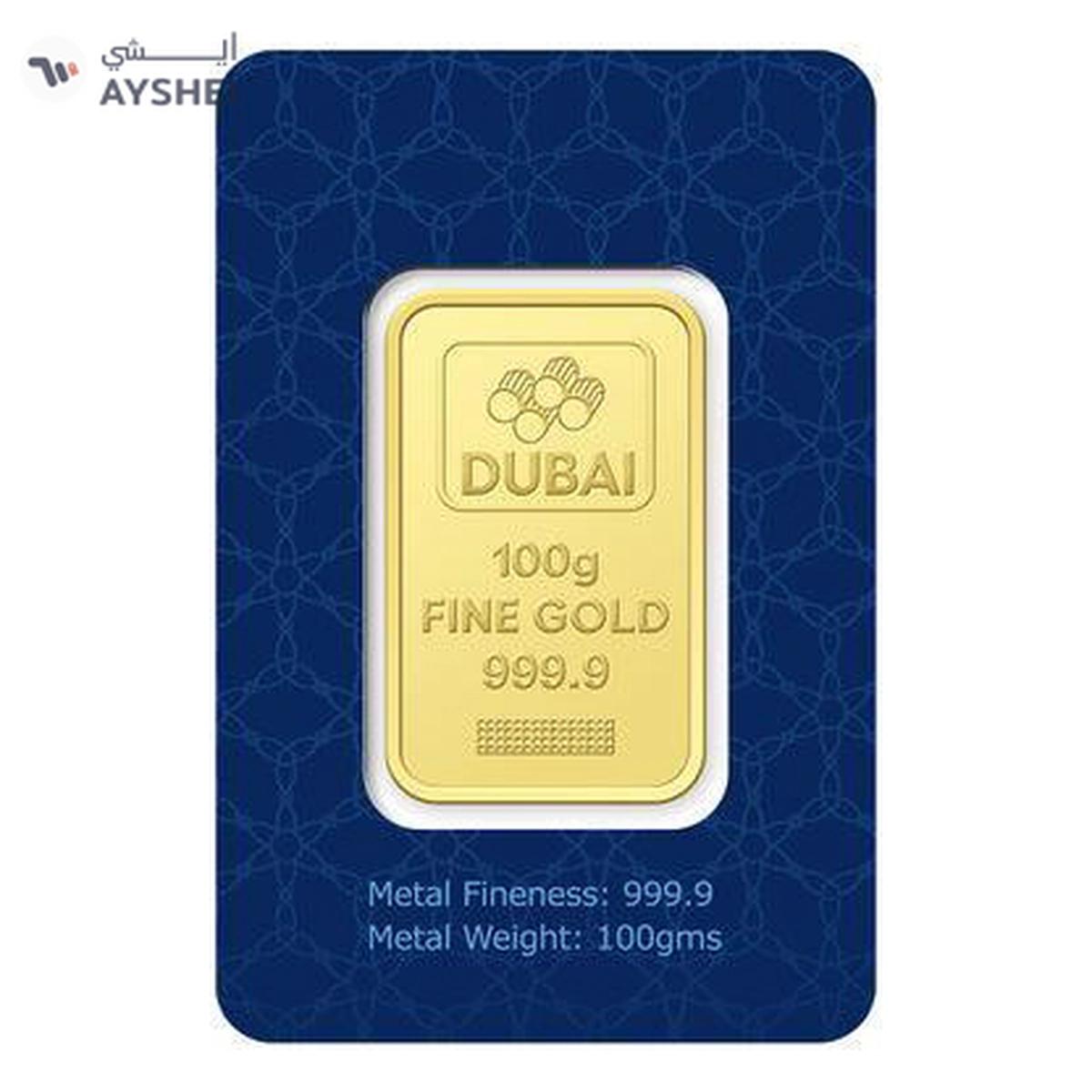 Dubai Gold 100 Grams Gold Bar 24KT-1-portrait