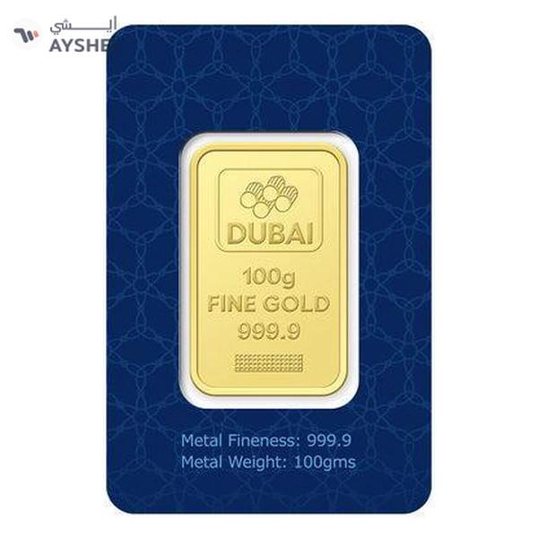 Dubai Gold 100 Grams Gold Bar 24KT