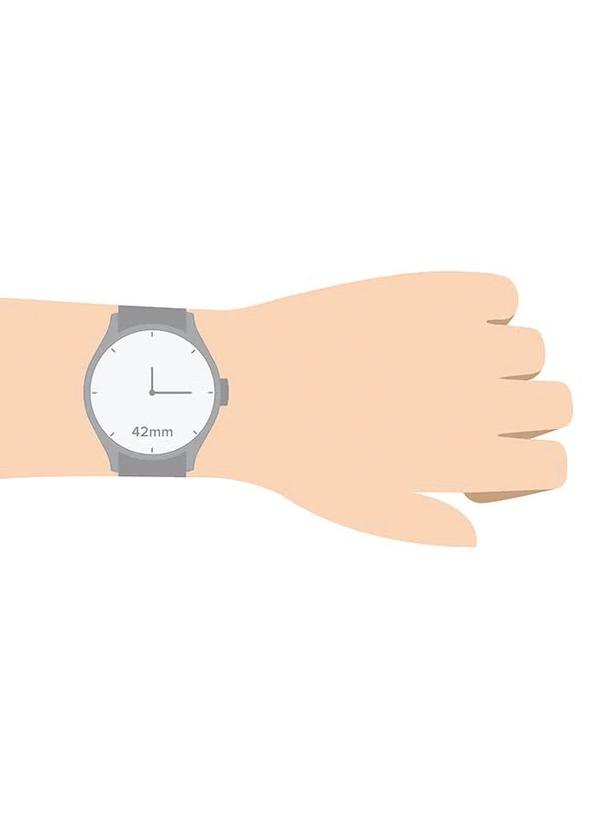 Fossil Men's Water Resistant Analog Watch FS4662 - 42 mm - Silver