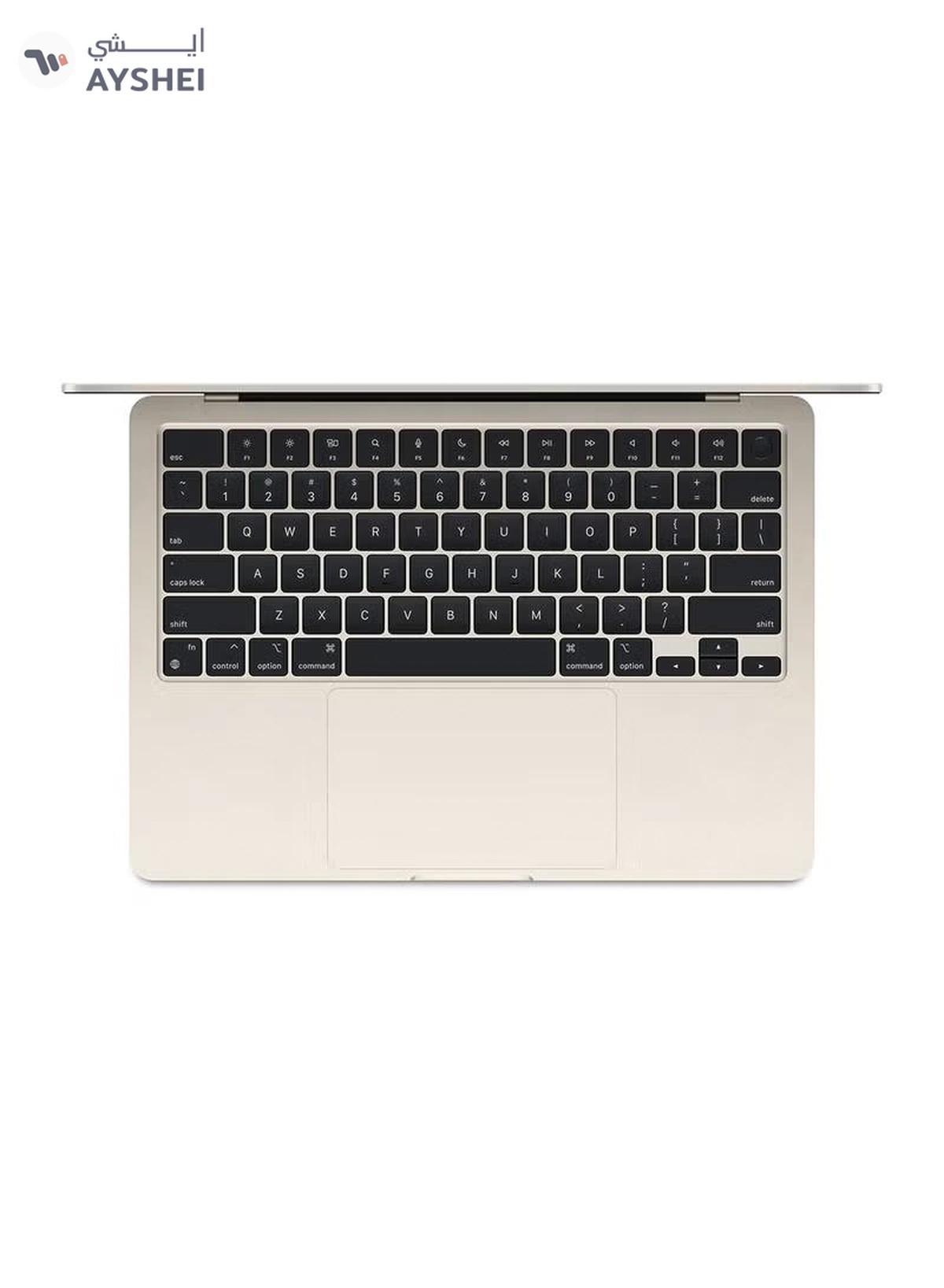 Apple New 2025 MacBook Air MW1J3 15-Inch Display, Apple M4 Chip 10-Core CPU 10-Core GPU Processor/16GB RAM/256GB SSD/macOS(International version) English Starlight-6-6