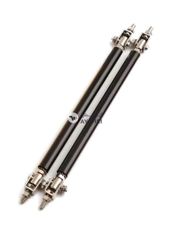 Generic 2-Piece Adjustable Front Bumper Lip Splitter Strut Tie Bar Support Rod