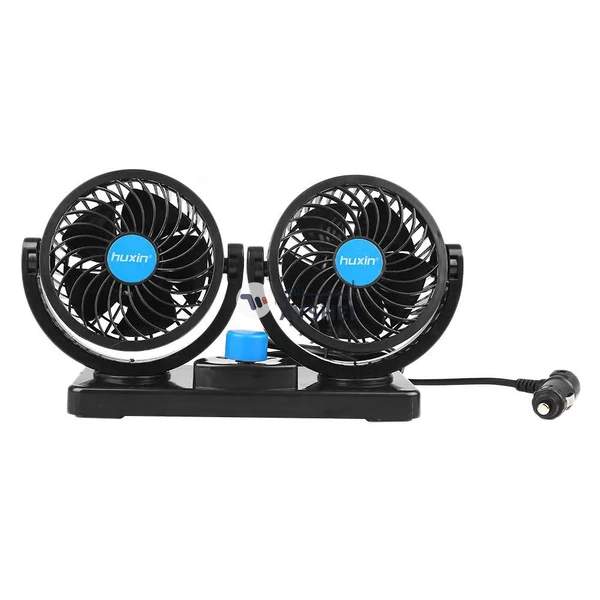 Generic Double Head 360° Rotating Cooling Fan