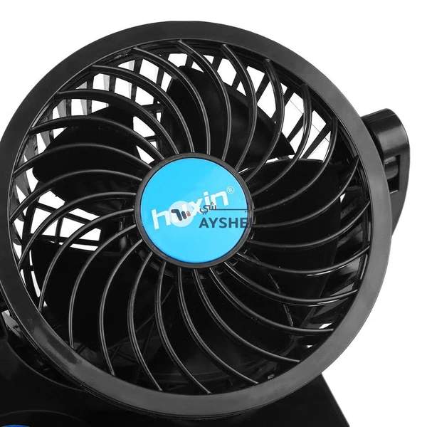 Generic Double Head 360° Rotating Cooling Fan