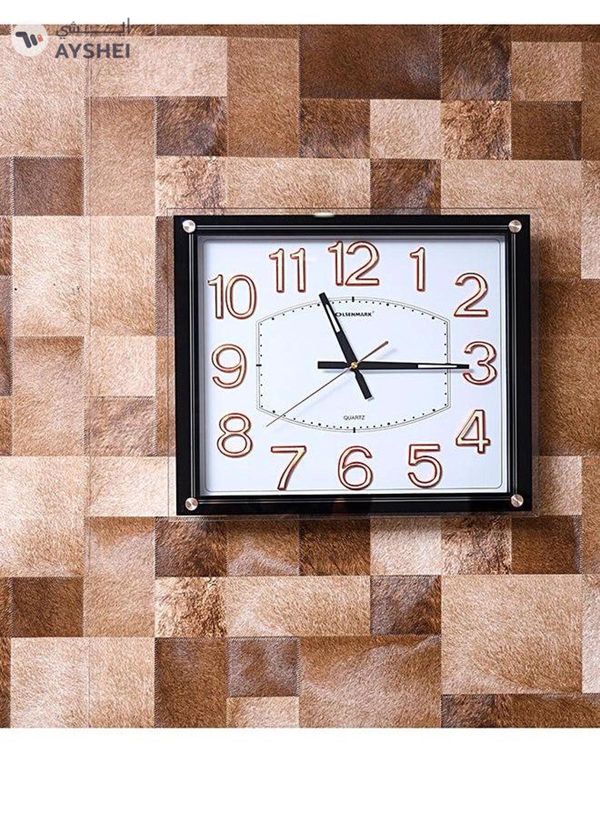 Olsenmark Wall Clock - Large Square Wall Clock, Modern Design -OMWC1777-2-2