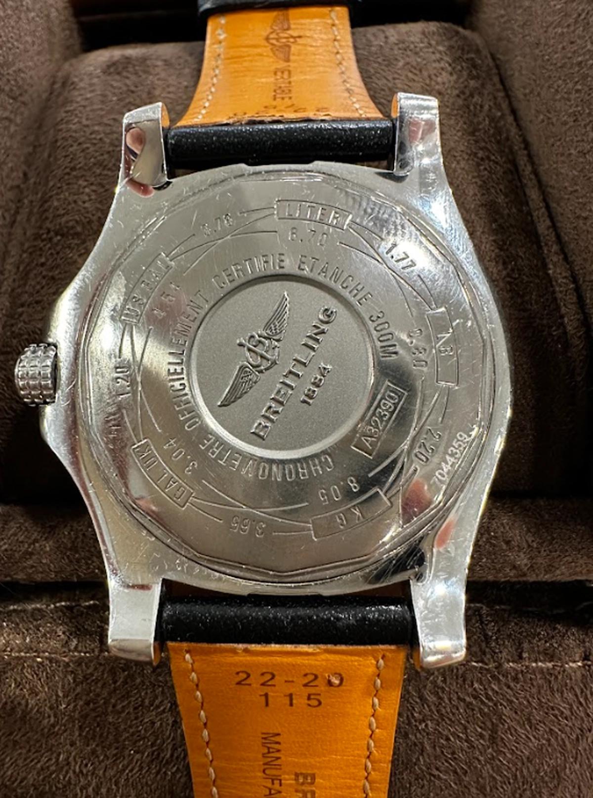 Breitling Avenger II GMT steel automatic men's watch A32390-0-portrait