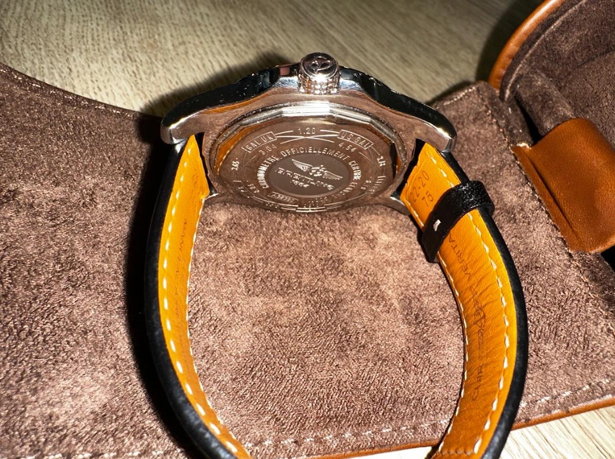 Breitling Avenger II GMT steel automatic men's watch A32390-3-3