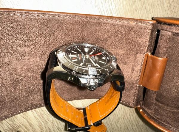 Breitling Avenger II GMT steel automatic men's watch A32390