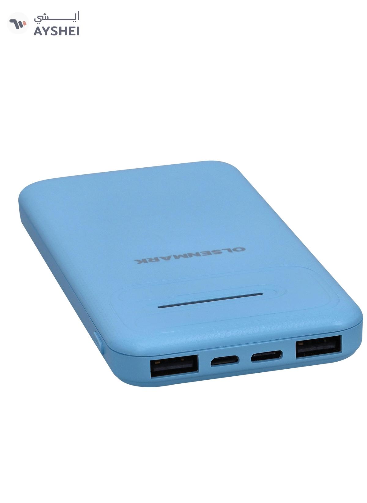 Olsenmark OMPB1820 Power Bank- 10000mAh Quick charge Battery | Indicator Light | 2 USB Ports-2-2