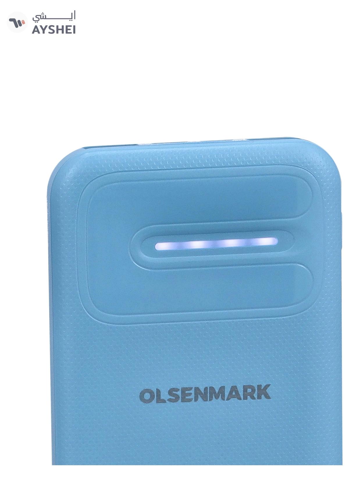 Olsenmark OMPB1820 Power Bank- 10000mAh Quick charge Battery | Indicator Light | 2 USB Ports-4-4