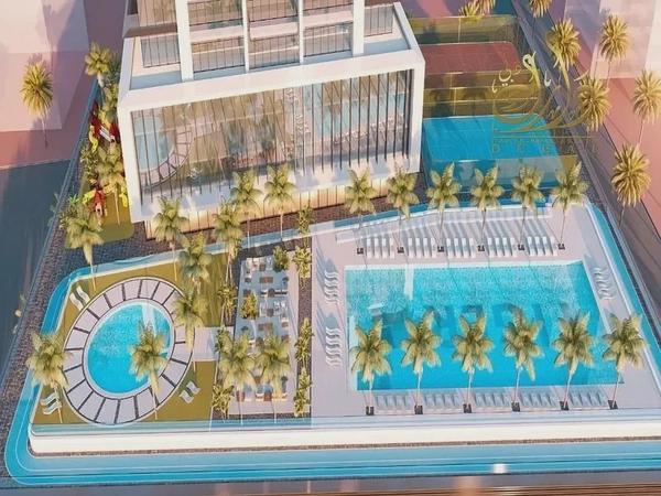 Furnished Studio | Auresta Tower JVC | Downtown & Pool View