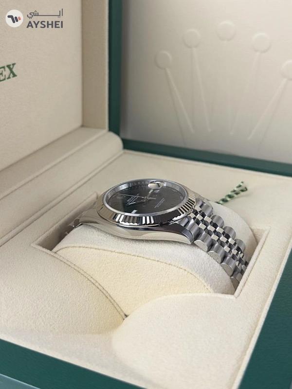 Rolex Datejust 41mm Steel & White gold Wimbledon dial Jubilee bracelet
